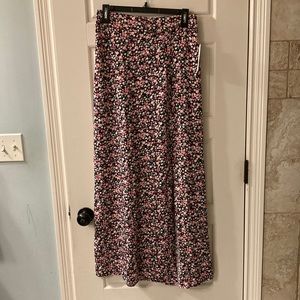No Boundaries floral maxi skirt